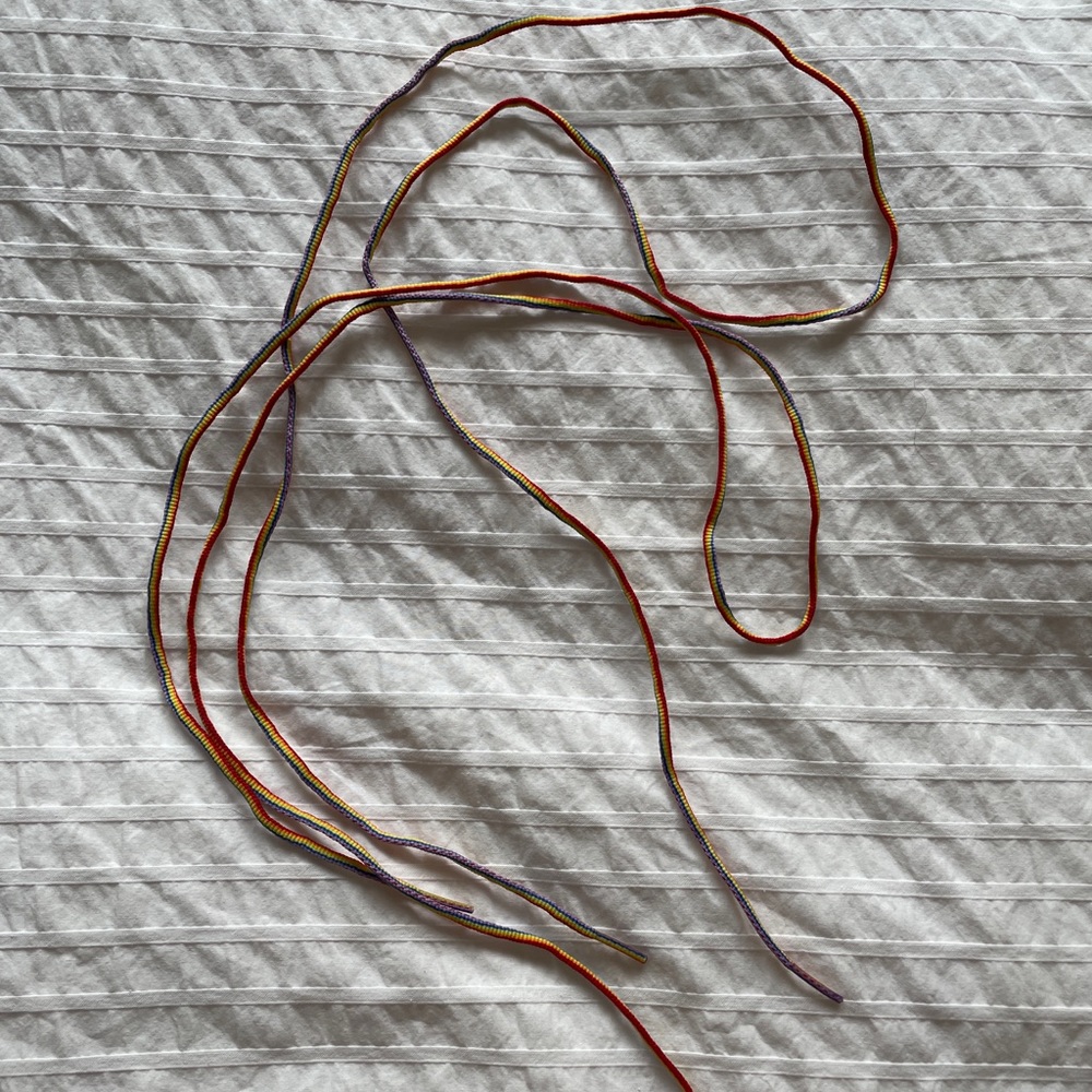 Outdoor Voices rainbow laces